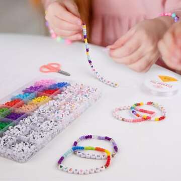Thigreact Valentine DIY Bracelet Making Kit for Kids