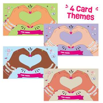 Thigreact Valentine DIY Bracelet Making Kit for Kids