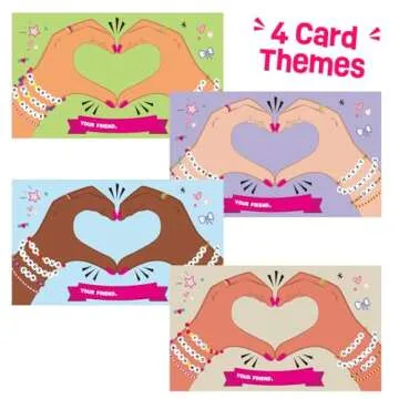 Thigreact Valentine DIY Bracelet Making Kit for Kids