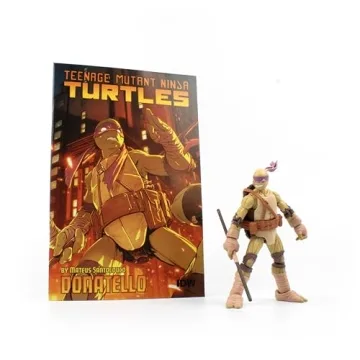 Teenage Mutant Ninja Turtles BST AXN Donatello 5-inch Action Figure with Limited Edition Comic