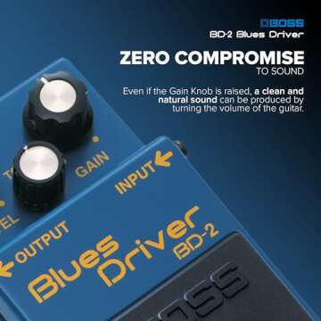 Boss BD-2 Blues Driver Guitar Effects Pedal