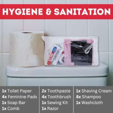 Family Emergency Kit - 4 Person Survival Backpack for Safety