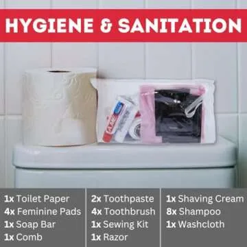 Family Emergency Kit - 4 Person Survival Backpack for Safety