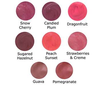 Lauren Brooke Cosmetiques Natural Color Fusion Lip Glaze - Pomegranate (Vibrant & Nourishing)