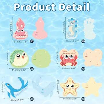 LIKAJON Valentines Cards and Mailbox for Kids with 48 Valentines Greeting Cards, 3D Valentine's Day Shark Card Box for School Classroom Boys Girls Classmates Gifts Exchange, Valentines Party Supplies