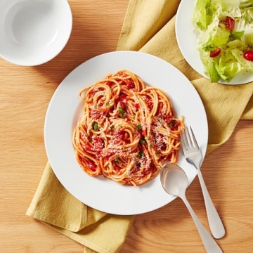 Amazon Basics 18-Piece Dinnerware Set for 6