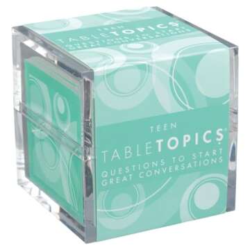 TableTopics Teens Question Game - 135 Fun Icebreaker Cards for Teen Parties and Family Fun