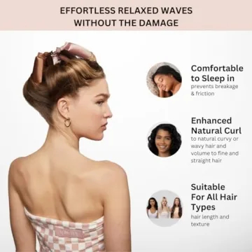 Kitsch Satin Heatless Curling Rod - Jumbo Flexi Rods for Women