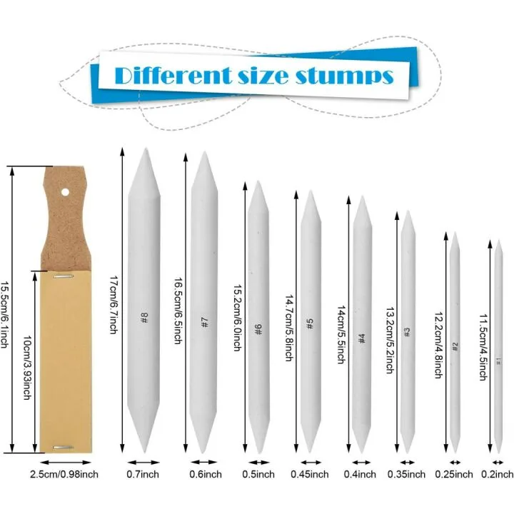 Sketch Drawing Tools Set - 22 Pieces for Artists