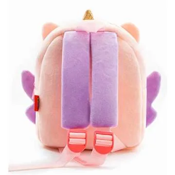NICE CHOICE Cute Toddler Backpack Toddler Bag Plush Animal Cartoon Mini Travel Bag for Baby Girl Boy 2-6 Years(BB Unicorn)