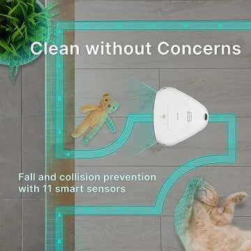 Ultra Quiet EVERYBOT Three-Spin Robot Mop Cleaner