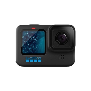 GoPro HERO11 Black - Waterproof Action Camera with 5.3K60 Ultra HD Video, 27MP Photos, 1/1.9" Image Sensor, Live Streaming, Webcam, Stabilization
