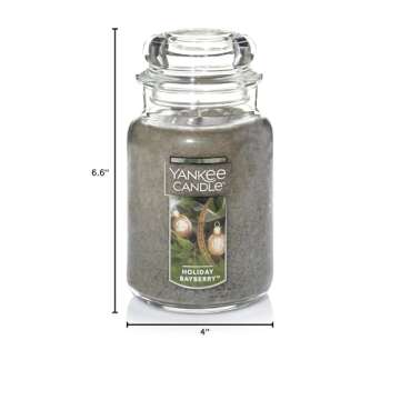 Yankee Candle Bayberry Scented, Classic 22oz Large Jar Single Wick Candle, Over 110 Hours of Burn Time | Holiday Gifts for All