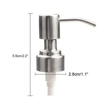 Cyberone Stainless Steel Soap Pump Replacement Set