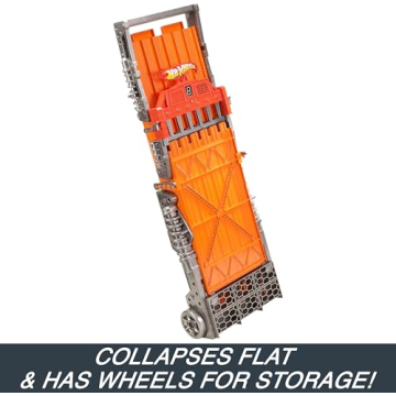 Hot Wheels Super 6-Lane Raceway with Sound Effects & Vehicles