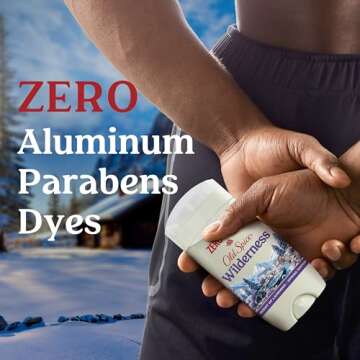 Old Spice Men's Deodorant Aluminum-Free Wilderness with Lavender, 3oz (Pack of 3)