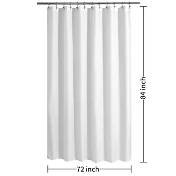 ALYVIA SPRING Waterproof Shower Curtain Liner - 72x84