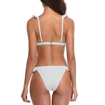 Shop SHEKINI Women's Stylish Ruffles Flounce Bikini Set