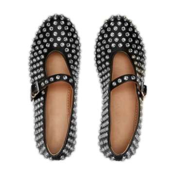 olomisa Rhinestones Ballet Flats Perfect for Any Occasion
