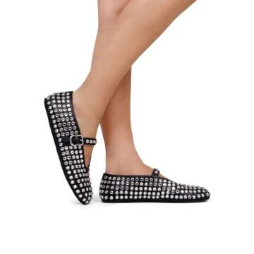 olomisa Rhinestones Ballet Flats Perfect for Any Occasion
