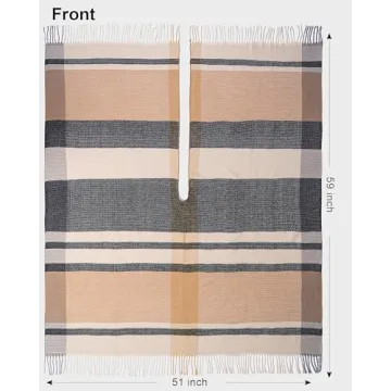 HOLDINA Cozy Poncho Shawl Wraps for Women