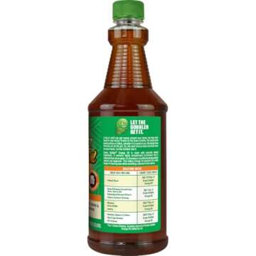 Green Gobbler All-Natural, Cold Pressed Concentrated Orange Oil for Home and Outdoor Multi-Purpose C...