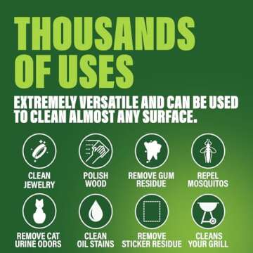 Green Gobbler All-Natural, Cold Pressed Concentrated Orange Oil for Home and Outdoor Multi-Purpose Cleaning- Hundreds of Uses, 32 oz