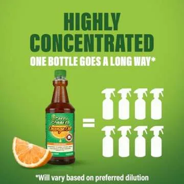 Green Gobbler All-Natural, Cold Pressed Concentrated Orange Oil for Home and Outdoor Multi-Purpose Cleaning- Hundreds of Uses, 32 oz