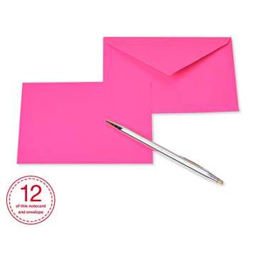 Vibrant Neon Blank Cards with Envelopes, 100 Count