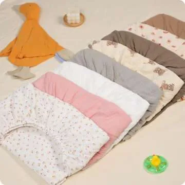 Knirose Muslin Crib Sheets 100% Cotton for Baby Comfort