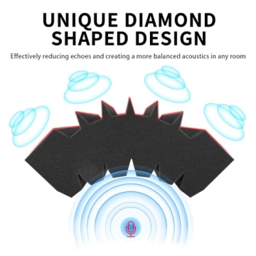 Focusound Bass Traps - 4 Pack for Better Acoustics