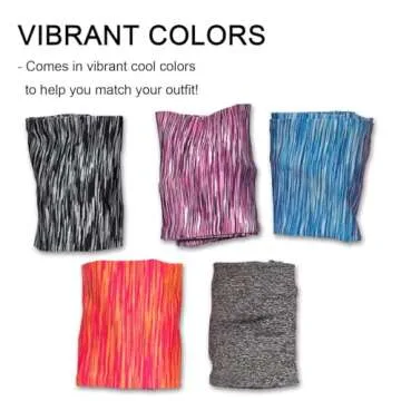 Calbeing Gray Workout Headband for Women, Wide Headbands for Women, Sports Running Headband for Exercise, Gym Hairband Athletic Thick Non Slip Yoga Sweatband Fitness 5Pack