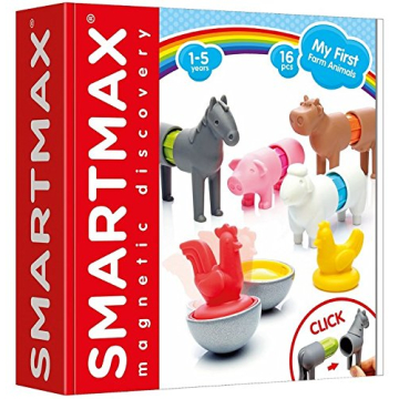 SmartMax My First Farm Animals Magnetic Building Set