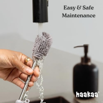 Haakaa Silicone Cleaning Brush Kit for Easy Hygiene
