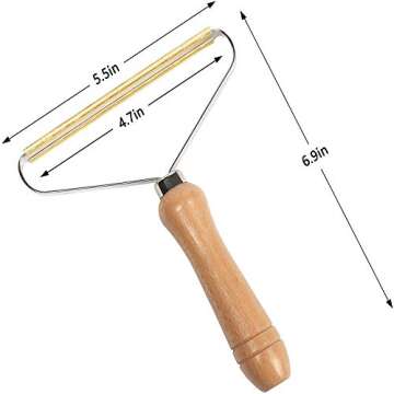 2PC Portable Lint Roller for Clothes and Furniture Care