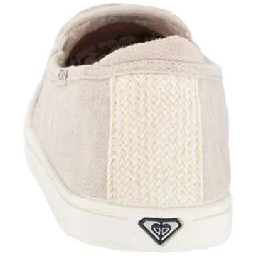 Roxy Women's Oatmeal Minnow Slip-On Shoe Sneaker