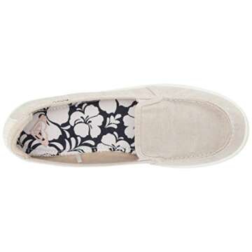 Roxy Women's Oatmeal Minnow Slip-On Shoe Sneaker