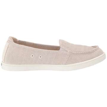 Roxy Women's Oatmeal Minnow Slip-On Shoe Sneaker