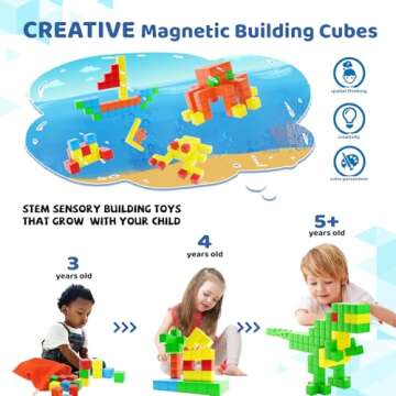 Magnetic Blocks for Creative Toddler Learning 28PCS