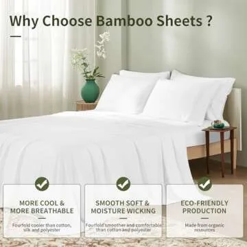 Shilucheng Queen Sheet Set - Soft Cooling Bed Sheets