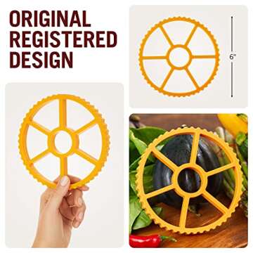 Fun Rotelle-Shaped Silicone Trivet/Hot Pads for Kitchen from a Series of Pasta-Inspired Kitchen Gadgets | Cool Hot Pads to Protect The Countertop | Original Kitchen Accessories | by Monkey Business