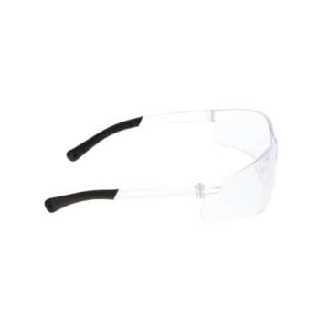 MCR Safety BK310AF BearKat 3 Polycarbonate Anti-Fog Lens Safety Glasses with Non-Slip Hybrid Black Temple Sleeve