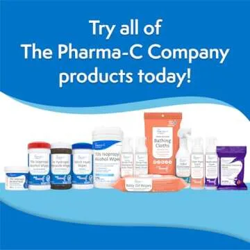 Pharma-C Isopropyl Alcohol Pads - First Aid Essentials