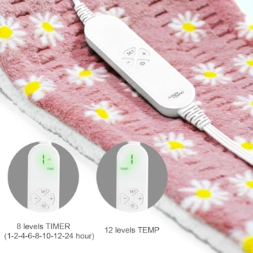 Colorful GOQOTOMO Flower Heating Pad for Comfortable Relief