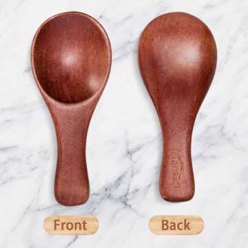 Small Wooden Spoons Set - Perfect for DIY & Cooking