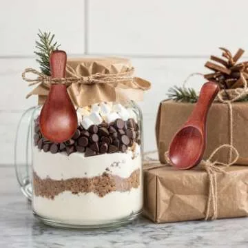 Small Wooden Spoons Set - Perfect for DIY & Cooking