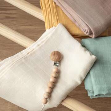 Moonkie Muslin Blanket | Soft Baby Swaddle | Unisex | 2 Pack