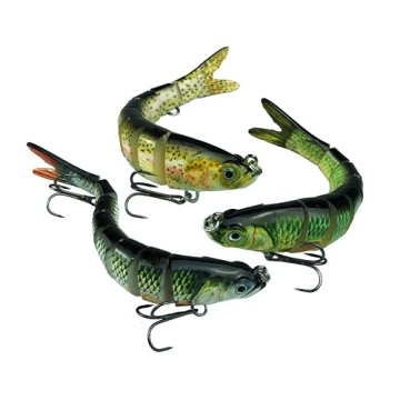 Top Quality Fishing Lures for Bass and Trout 3 Pack
