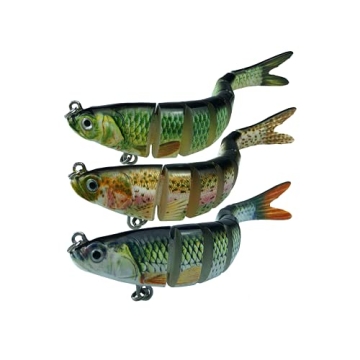 Top Quality Fishing Lures for Bass and Trout 3 Pack