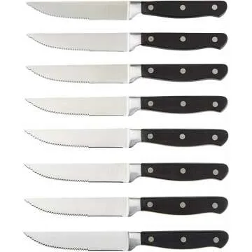 8-Piece Steak Knife Set by Amazon Basics